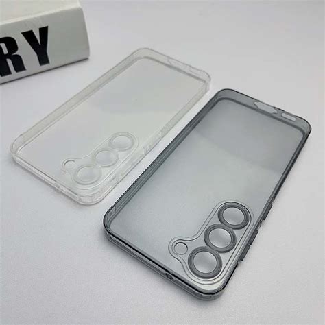 Capa De Silicone Ultra Fina E Transparente Para Samsung Galaxy S23 Plus