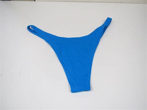 Skims Recycled Swim Micro Tanga Bikini Bottom Turquoise X Sw Tan Nwt Ebay