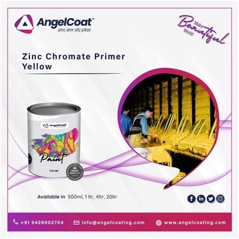 Angelcoat Zinc Chromate Primer Yellow Midd Buff L At Rs Litre