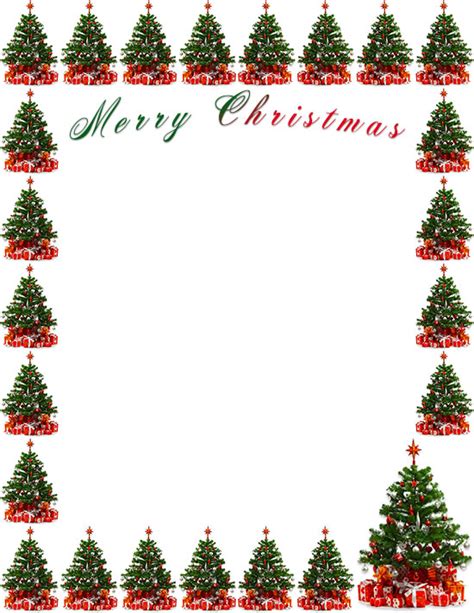 Free Christmas Tree Clip Art Borders – Adr Alpujarra