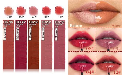Amazon Liquid Lipstick Nude Brown Ultra Stay Vinyl Lipstick Ink Lipgloss Hydrating Tinted