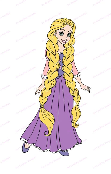 Rapunzel Tangled Svg 3 Svg Dxf Cricut Silhouette Cut File Etsy