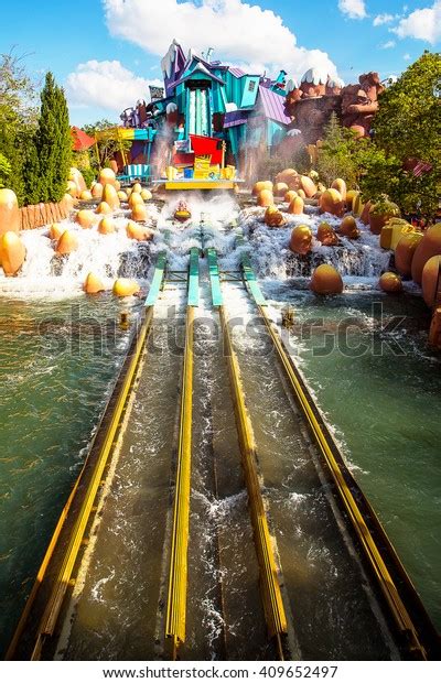 Dudley Doright Ripsaw Falls Ride Universal Stock Photo (Edit Now) 409652497