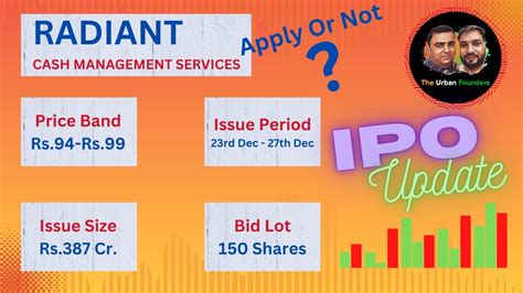 Radiant Cash Management Ipo Apply Or Not Youtube