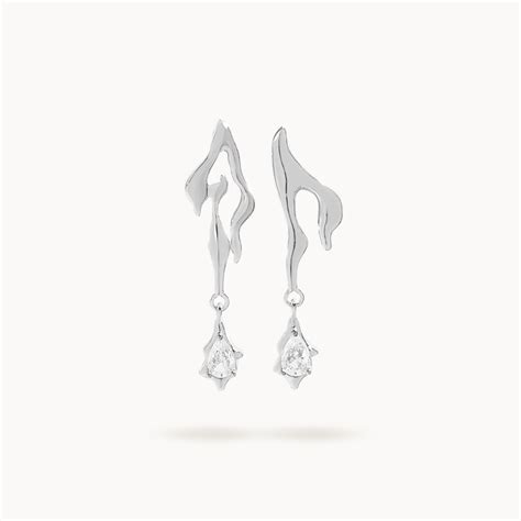 Jual ANDALL Pearl Drip Drop Earring 925 Sterling Silver With 18K