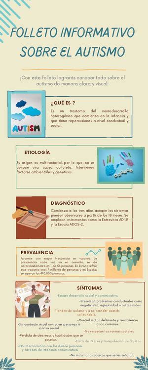 Calam O Folleto Informativo Sobre El Autismo