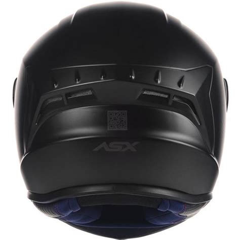 Capacete ASX Draken Solid Preto Fosco Grid Motors