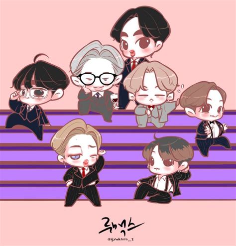 루맥스🌹 On Twitter Bts Chibi Bts Fanart Chibi