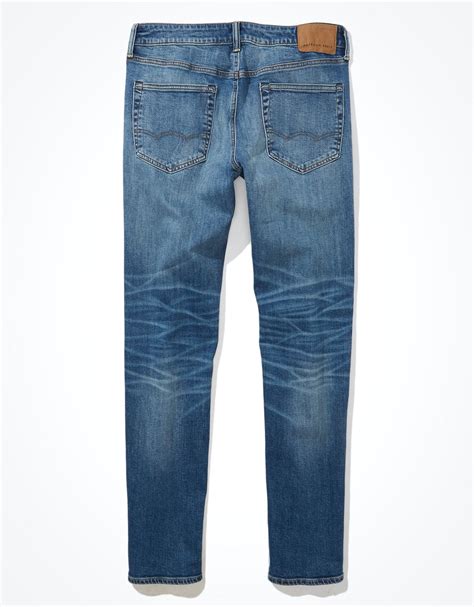 Buy American Eagle Men Blue Airflex Move Free Athletic Fit Jean Online