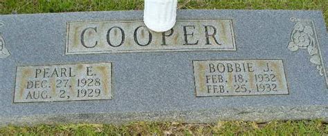 Bobbie June Cooper 1932 1932 Mémorial Find A Grave