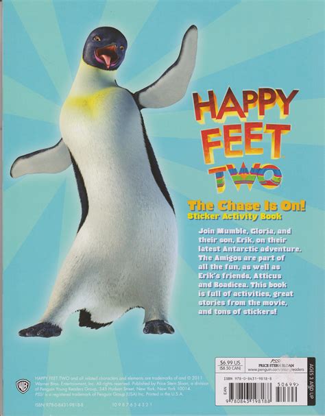 Happy Feet 2 - The Chase Is On! Sticker Activity Book With Over 75 Stickers (Softcover: Children ...