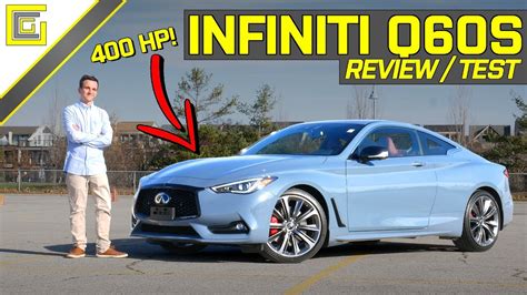 2021 Infiniti Q60s Red Sport Review Test Drive 400 Hp Luxury Coupe