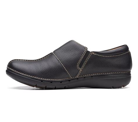 Clarks Unstructured Leather Slip On Un Loop Ave