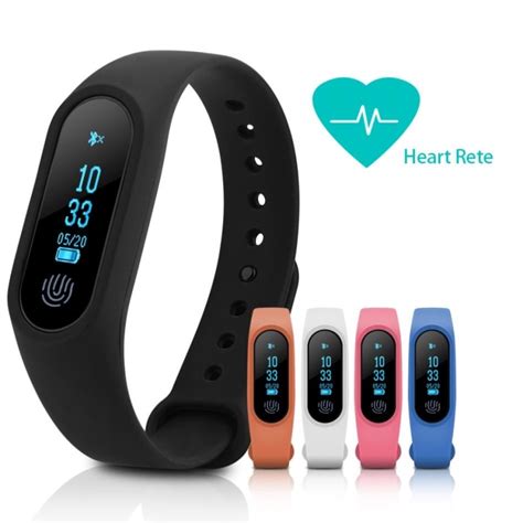 M2 Waterproof Wristband Bracelet Smart Heart Rate Monitor Fitness