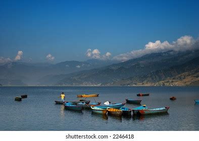 Fewa Lake Pokhara Nepal Stock Photo 2246418 | Shutterstock