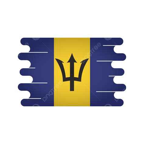 Barbados Flag Clipart Hd Png Barbados Flag Png Vector Design Barbados