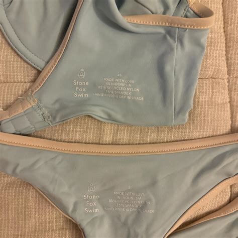 Stone Fox Swim Bikini Xs Top S Bottom Wired Depop