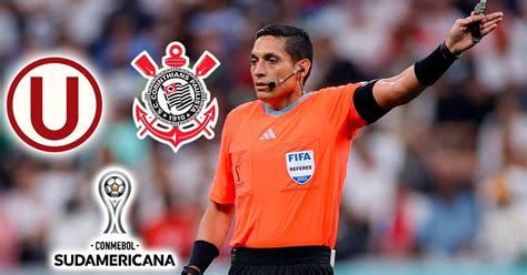 Universitario de Deportes vs Corinthians Jesús Valenzuela el árbitro