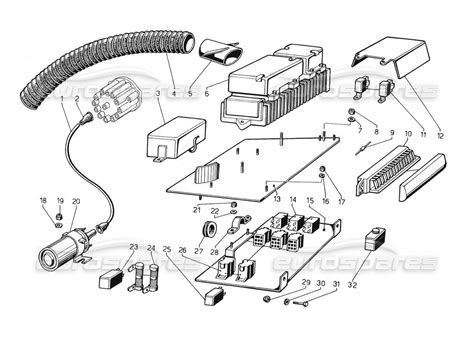 Lamborghini Countach 5000 Qv 1985 Part Diagrams