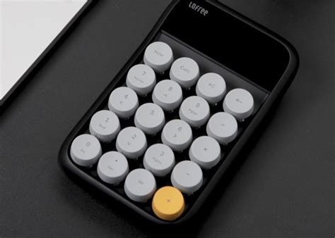 Digit mechanical number pad and calculator - Geeky Gadgets