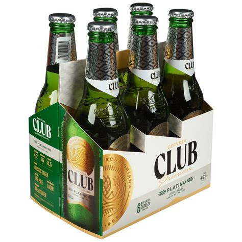 Club Premium Platino Cerveza Botella 6pack 330ml 906247