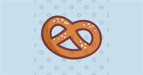 Pretzel Heart Pretzel Sticker Teepublic