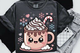 Cute Hot Cocoa Christmas PNG Graphic By AR STORE Creative Fabrica