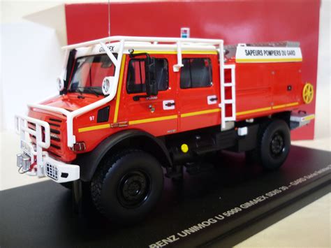 Camion Mercedes Unimog Gimaex SDIS 30 Pompiers Alerte 1 43 Les