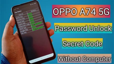 Oppo A74 Hard Reset Without Pc Oppo A74 Password Pattern Pin Unlock