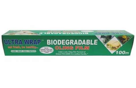 Ultra Wrap Meter Biodegradable Cling Film For Food Wrapping