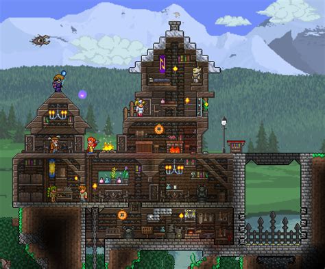 Terraria House Design Terraria House Ideas Terrarium Base Terrarium