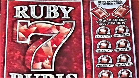 Scratch Ticket Sunday Ruby 7 Big Win Or Clickbait Youtube