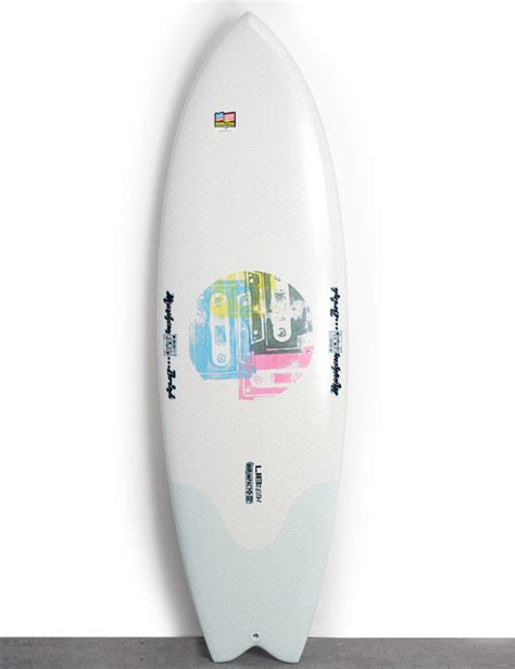 Lib Tech X Lost Micks Tape Surfboard Ft White