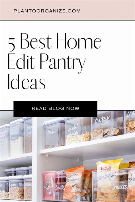 5 Best Pantries From The Home Edit • Plan to Organize