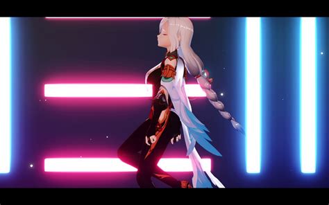 【genshin Impact 原神 Mmd】broken【申鹤】 哔哩哔哩 Bilibili