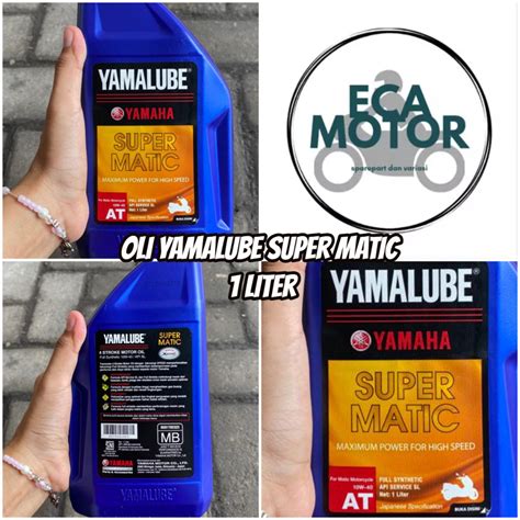 Jual OLI MOTOR MATIC 4T YAMALUBE SUPER MATIC FULL SYNTHETIC 1LITER