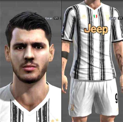 Ultigamerz PES 2013 Alvaro Morata Juventus FAce 2021