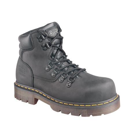 Womens Dr Martens® 6 Eyelet Steel Toe Boots 26149 Work Boots At