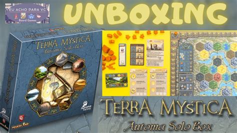 Unboxing Terra Mystica Automa Solo Box Exp Board Game Da Capstone