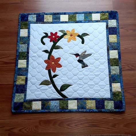 Hummingbird Quilt - Etsy