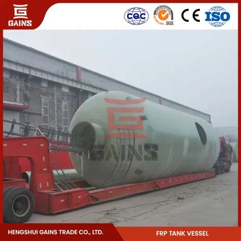 Gains Frp Sodium Chloride Storage Tanks Manufacturers Pressure Frp