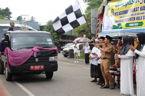 Pelepasan Kafilah Mtq Ke Tingkat Kabupaten Hss