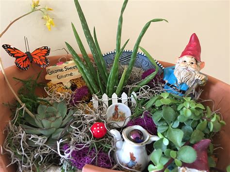 Gnome Sweet Gnome: Making a Magical Miniature Garden at Caravan Classes ...