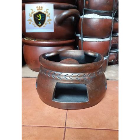 Jual ANGLO KREN TUNGKU D 22 CM GERABAH TANAH LIAT JAWA TRADISIONAL