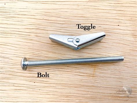 How To Install Toggle Bolts - Step-by-Step - Anika's DIY Life