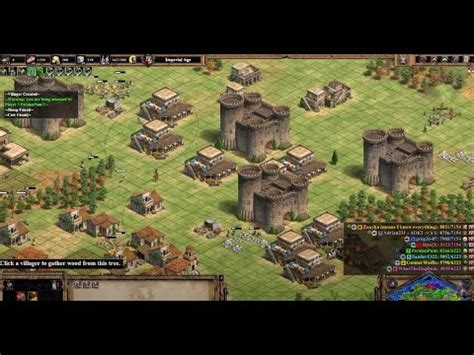 Castle Age Pressure Noob 4v4 Nomad Age Of Empires 2 YouTube