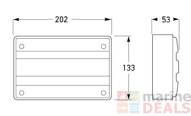 Buy Hella Marine Designline Stop Rear Position Lamp With Retro