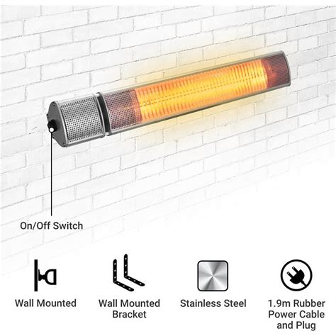 Alberta Wall Mounted Electric Infrared Heater