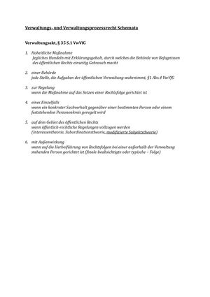 Handout Verwaltungsvorschriften Ag Allgemeines Verwaltungs Und