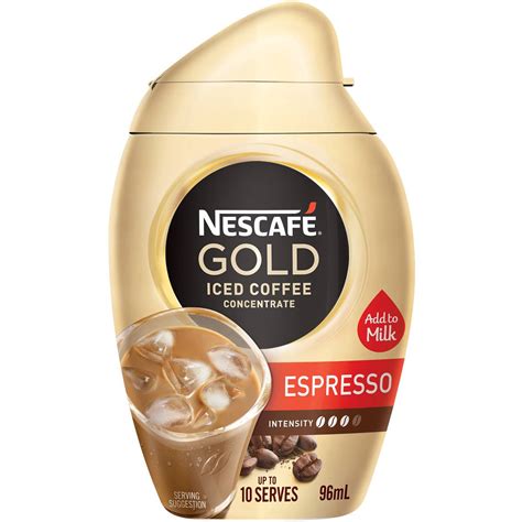 Nescafe Gold Iced Coffee Concentrate Espresso 96ml Woolworths